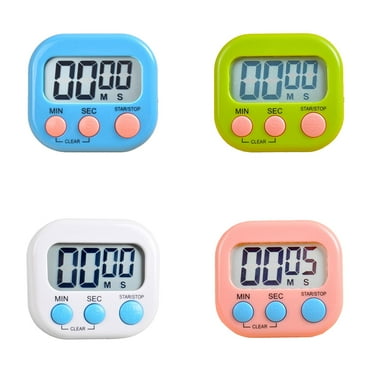 QIEZHON 1Piece Multi Function Electronic Timer Kitchen Timer Stopwatch Count Up And Down Management Timer Timers