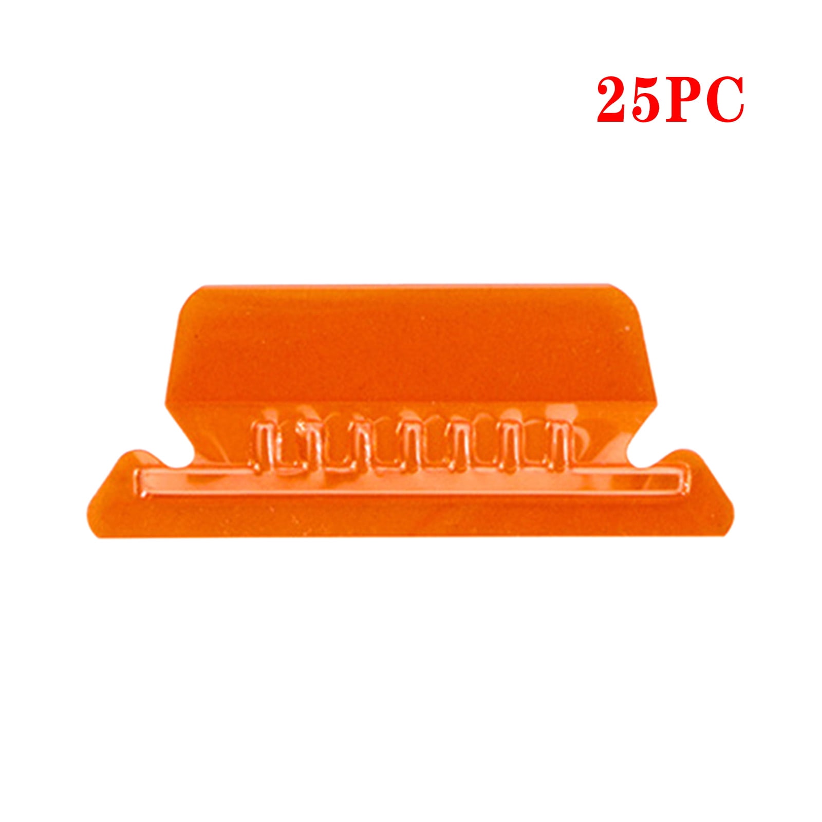 QIEZHON 25 Sets Hanging File Tabs and Inserts,orange File Folder Labels
