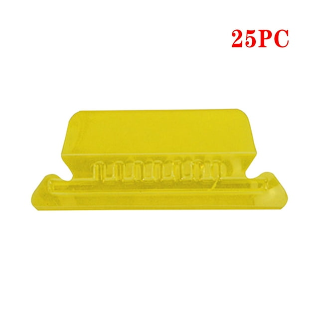 QIEZHON File Folder Tabs 25 Hanging File Folder Tabs And 25 Inserts For