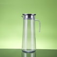 QIEZHON Glass Bottle Cold Water Bottle Ice Tea Pitcher For Fridge Cold