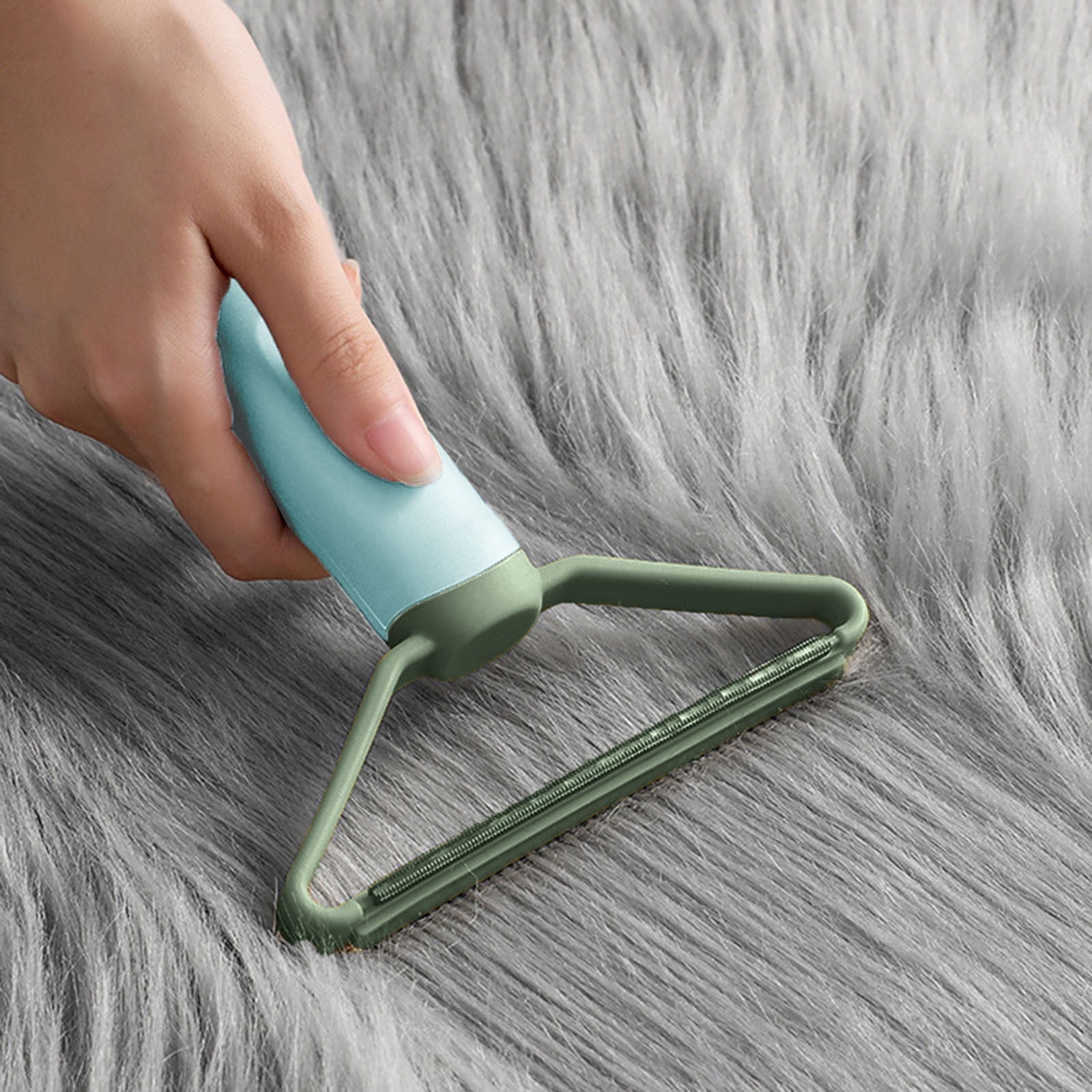QIEZHON Pig Grooming Brush Comb Undercoat Rake for Pigs Grooming Supplies Dematting Deshedding Brush for Shedding Pig Brush Deshedder Brush Pigs