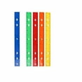 QIEZHON Ruler Color Transparent Ruler Plastic Rulers 12 Inch Metric