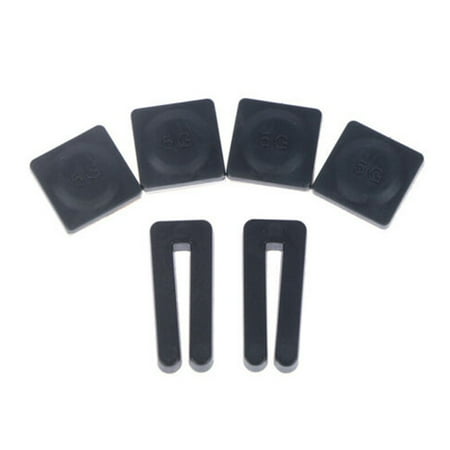 QIFEI 2 Set Ceiling Fan Blade Balancing Kit, Fan Balancing Kits Include 2Pcs Balancing Clip and 4Pcs Metal Self-adhesive 5G Weight Black