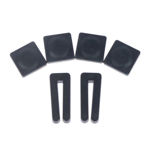 QIFEI 2 Set Ceiling Fan Blade Balancing Kit, Fan Balancing Kits Include 2Pcs Balancing Clip and 4Pcs Metal Self-adhesive 5G Weight Black