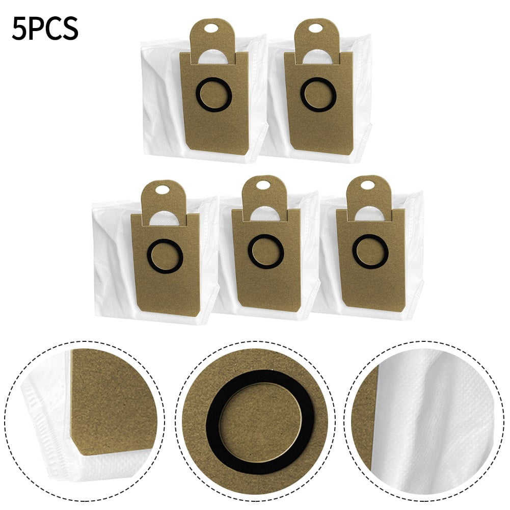 QIFEI 5 Pack Reusable Dust Bag Parts for iHome AutoVac Nova Self Empty