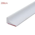 thumbnail image 1 of QIFEI Water Barrier for Sink, Silicone Rubber Kitchen Water Splash Guard, Bendable Corner Dam Water Retaining Strip for Countertop,Shower, Bathroom White, 1 of 5