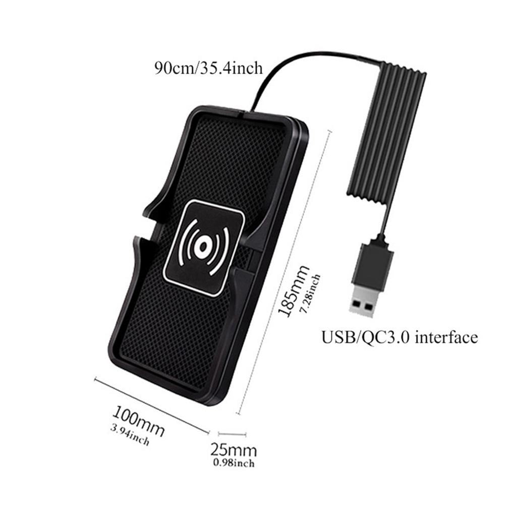 QIFEI Fast Wireless Phone Charger for Car Auto Fast Charging SUV Wireless Car Charge