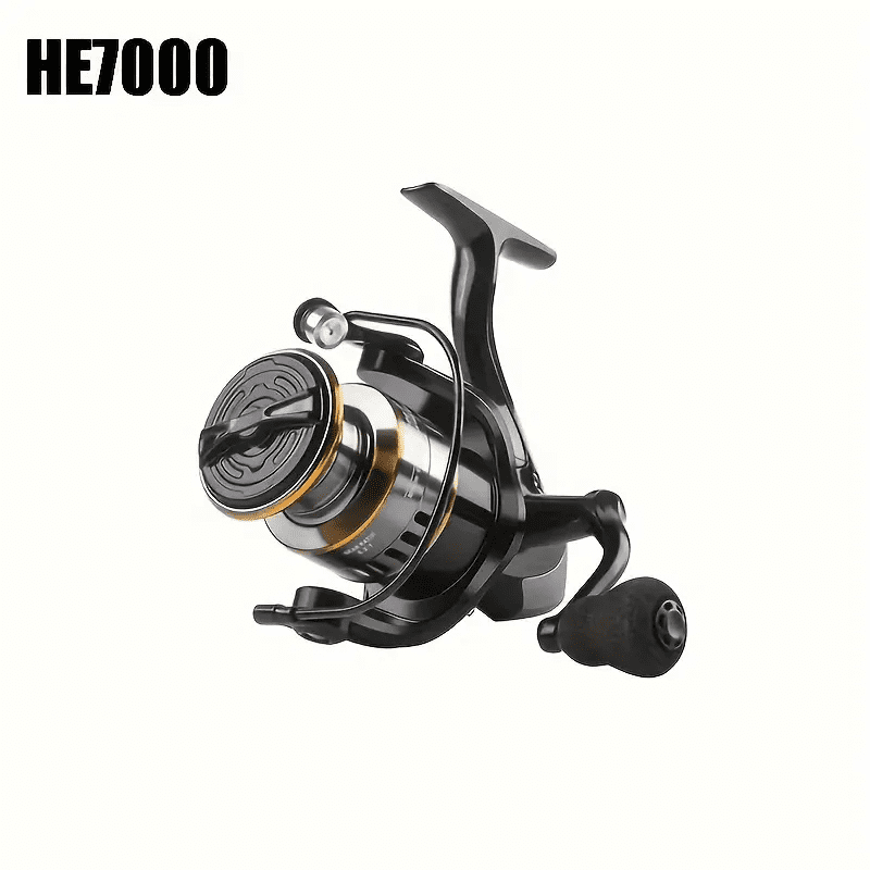Saltwater Fishing Reel HE6000-7000 Spinning Fishing Reel - Saltwater  Freshwater, 5.2:1 Gear Ratio, 10kg Drag, Metal Construction Penn Reel