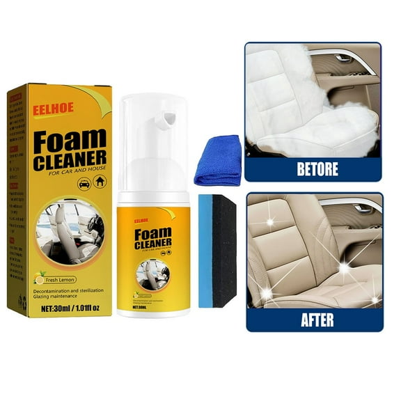 QIFEI Multi Purpose Foam Cleaner for Deep Cleaning of Car Interior New 30ML