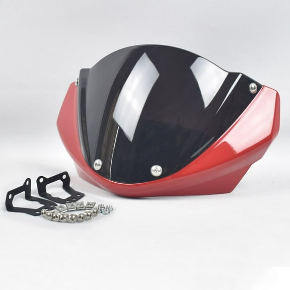 QIFEI Windshield With Fairing Meter Sun Visor For Ducati 696 795 796 M1100