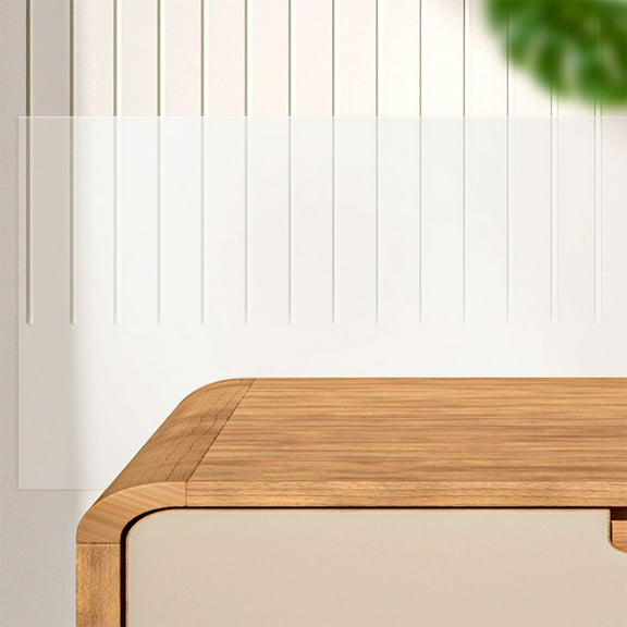 QIFULL Transparent Wall Protection Sticker No Glue Static Cling for Home and Office Walls