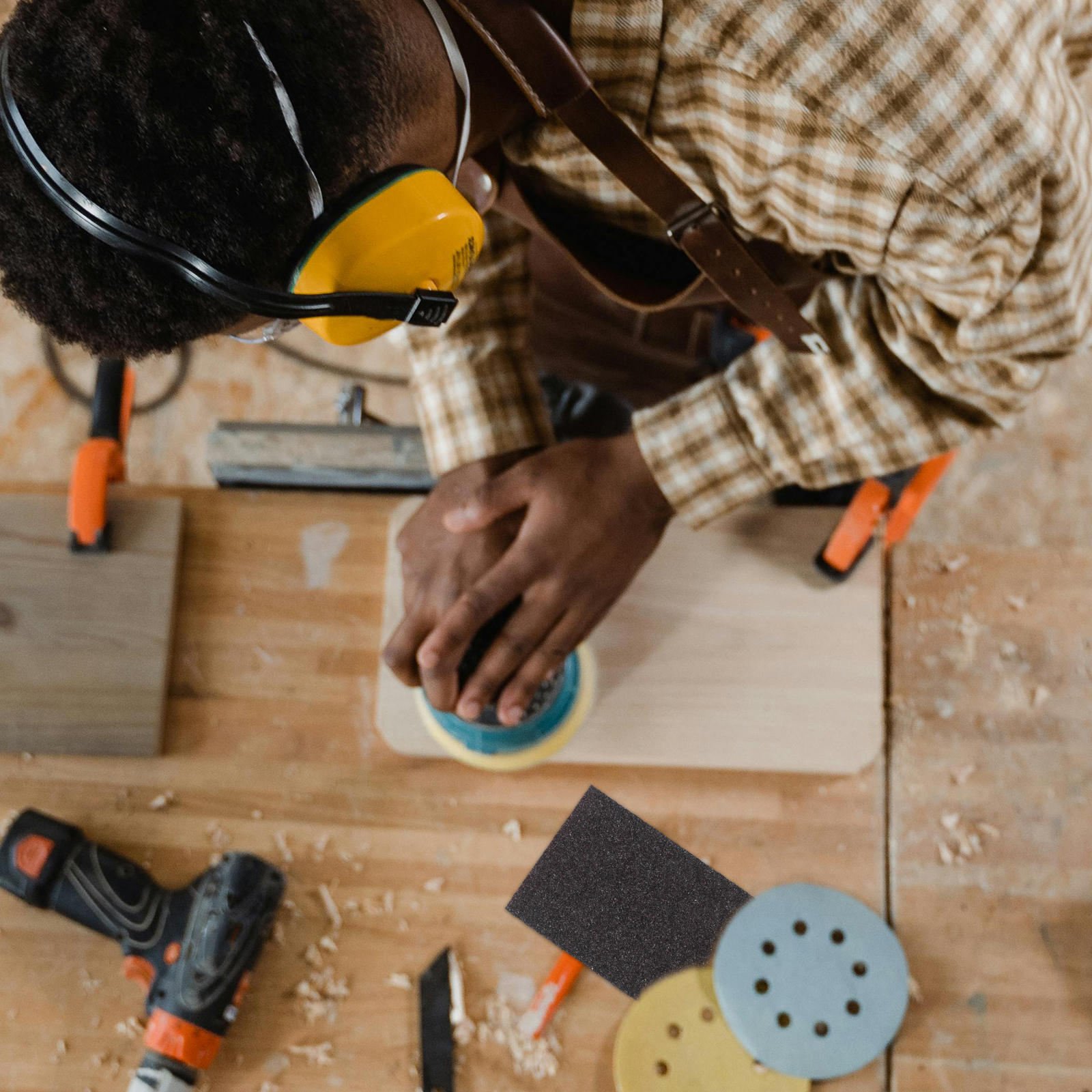 QIFULL 10Pcs Sanding Sponge Set Square Sponges for Woodworking Tools ...