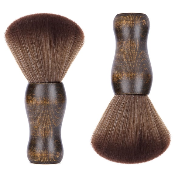 QIFULL Fiber Wool Hair Brush for Men and Women Brown 1Set