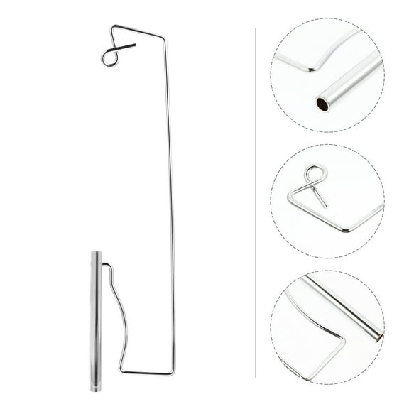 QIFULL 1Pc Solid Metal Embroidery Stand for Thread Spools Compatible with Old Sewing Machines