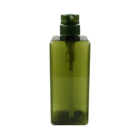 QIFULL Large Capacity Green Foaming Soap Dispenser Plastic Pump Bottle for Liquid Storage