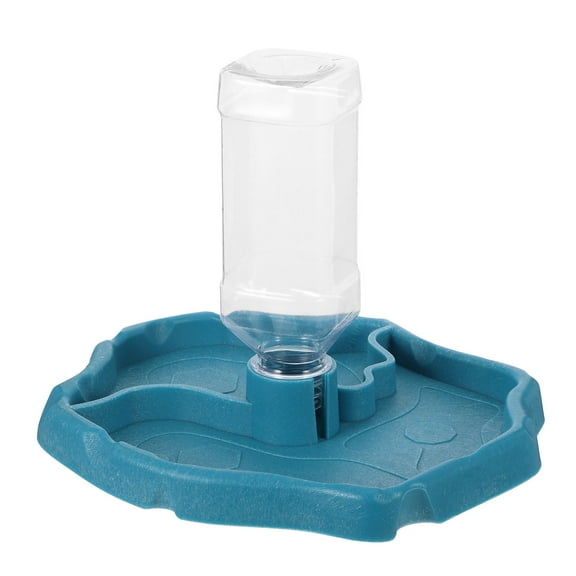 QIFULL Automatic Water Dish for Reptiles Turtle Lizard with Continuous Hydration Design