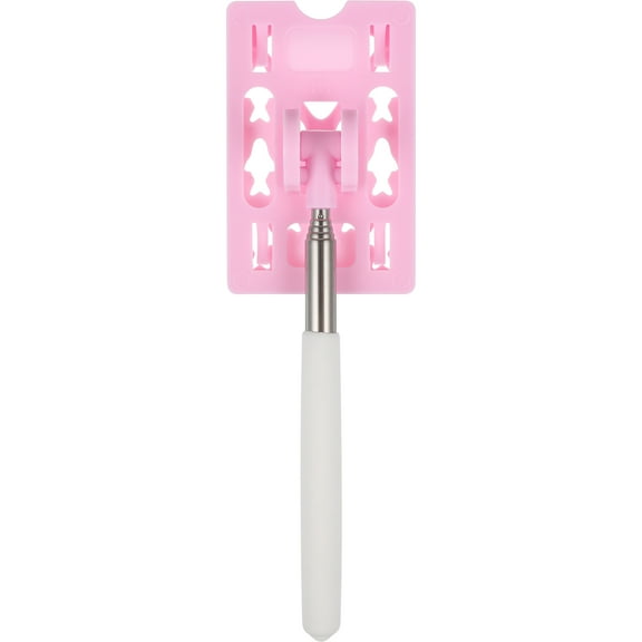 QIFULL Vehicle Swiping Stick in Pink with Adjustable ABS and Stainless Steel for Easy Parking Payment