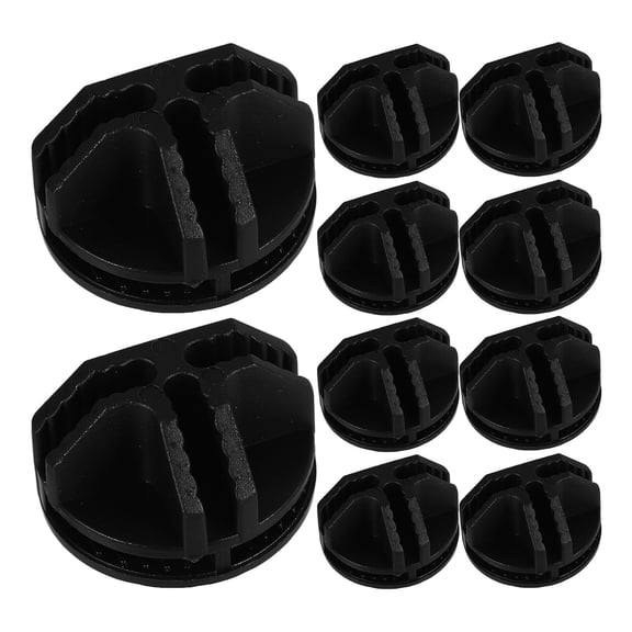 QIFULL 20Pcs Strong ABS Plastic Cube Organizer Buckles for Wire Shelving and Storage Cube Replacement