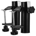 thumbnail image 1 of QIFULL 2Pcs Stable Black Steel Parasol Tabletop Clip for Outdoor Umbrella Holder, 1 of 8