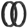 thumbnail image 1 of QIFULL 2Pcs Car Speaker Spacer Rings Black PVC Sound Quality Improvement for Car Speaker, 1 of 8