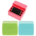 thumbnail image 1 of QIFULL 3Pcs Office Use Self Inking Roller Stamp Messy Code Privacy Security in Assorted Colors, 1 of 8