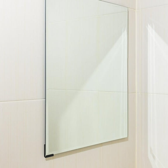 QIFULL 4 Clips Heavy Duty Metal Mirror Clips for Wall Mounting in Bathroom and Wall Decor