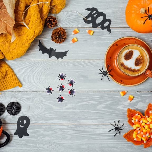 QIFULL 50Pcs Black Plastic Fake Fly Prop Realistic Artificial Tricky Prop for April Fools Day