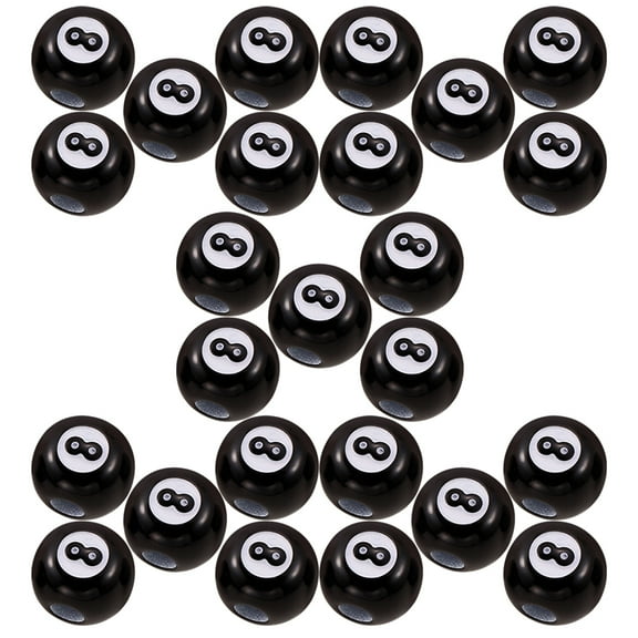 QIFULL 50pcs Jewelry Craft Accessories Black Acrylic DIY Jewelry Making for Children