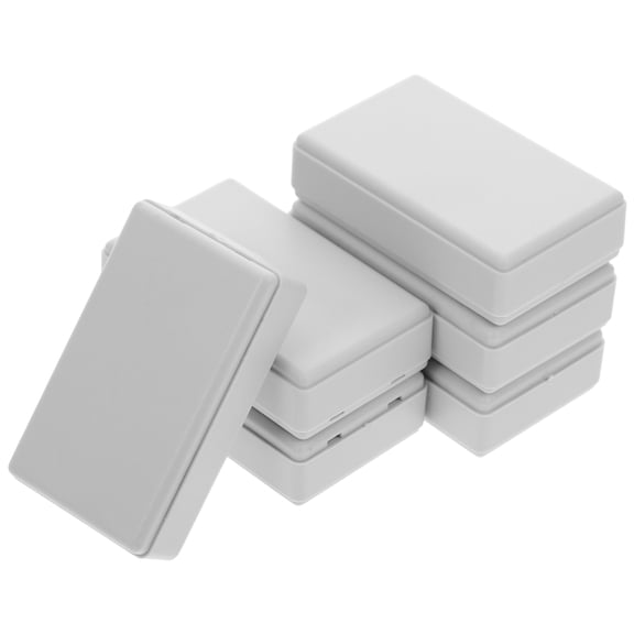 QIFULL 6Pcs Light Grey Plastic Secret Safe Box for Home Portable Hidden Storage and Money Hider