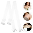 thumbnail image 1 of QIFULL Invisible Replacement Bra Strap Transparent Silicone Adjustable Bra Accessories, 1 of 8
