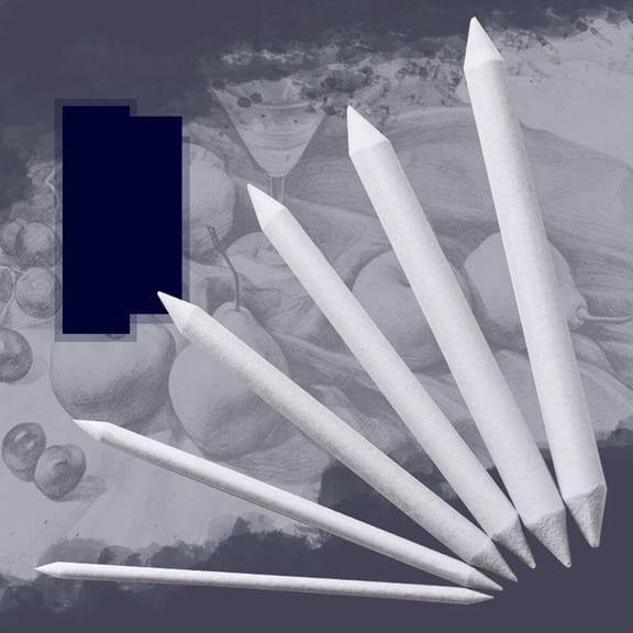 QIFULL Art 15Pcs Stumps and Tortillions Set Sketching Details Softening Lines Mixing Colors Multi Purpose