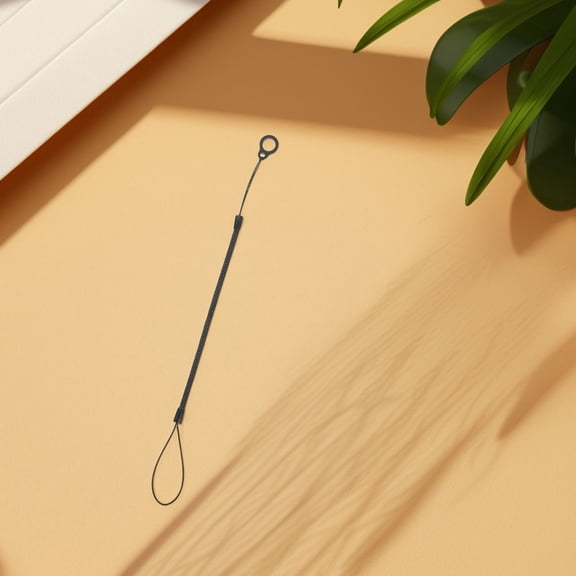 QIFULL 12Set Tool Lanyard Stylus Pen Spring Rope Black Anti-Lost Retractable Coil for Various Settings Back to School