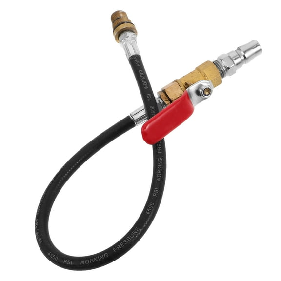 QIFULL Engine Compression Tester Kit 1Pcs Copper Pressure Testing Tool for Mechanics DIY Enthusiasts