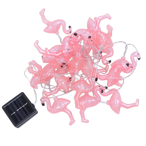 QIFULL Novelty Lights Flamingo ng Lights Plastic Romantic Atmosphere Party Decor 1Set