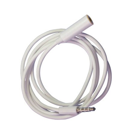 QIFULL Jack Plug Converter Earphone Headphone Splitter Adapter Converter Plastic 2Pack White Back to School