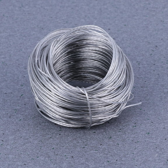 QIFULL 20Sets Picture Hanging Wire Rope Kit Silver Steel Cable with Protective Jacket for Wall Frames