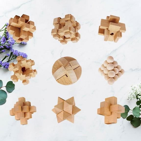 QIFULL Mind Bending Puzzles Ming Luban Locks for All Ages and Problem Solving