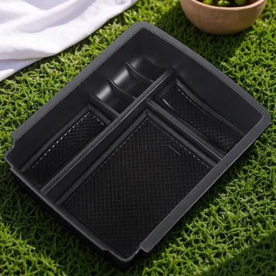 QIFULL 1Set Adjustable Car Armrest Console Box Storage ABS Black for Vehicle Armrest Console Drivers and Car Owners