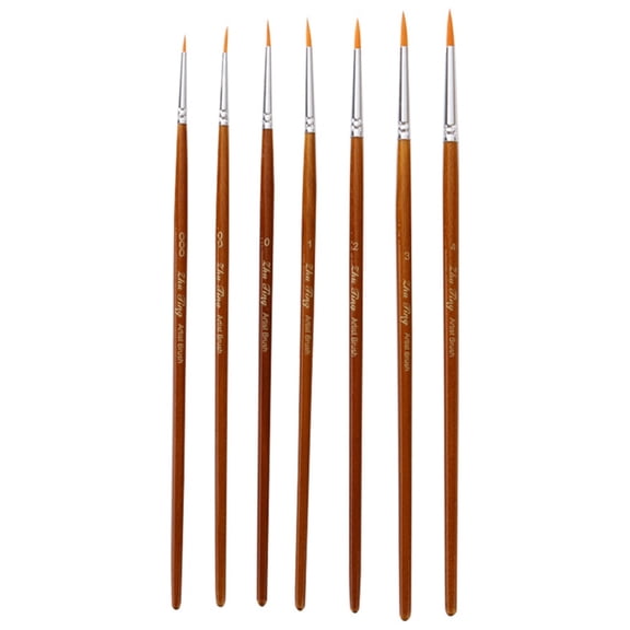 QIFULL Back to School Fine Detailing Paint Pen Line Drawing Pen Plastic 7Pcs