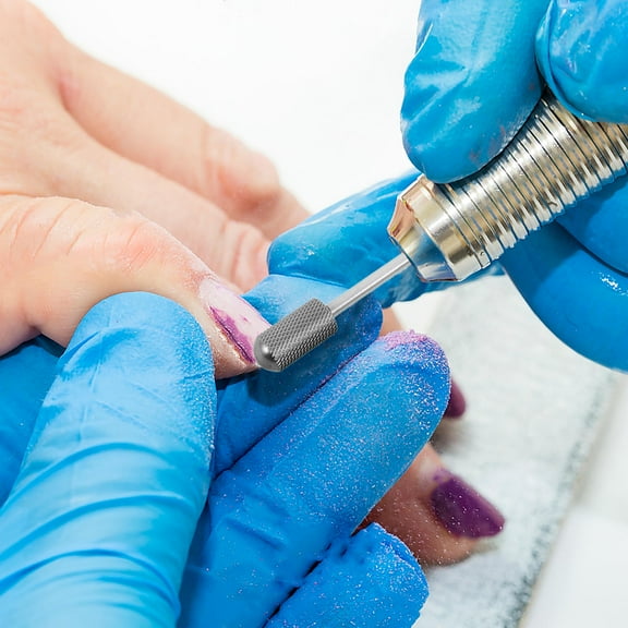 QIFULL Electric Nail File Replacement Heads Nail Drill Bit Tungsten Steel 1Pack