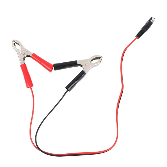 QIFULL Power Extension Lead Cord SAE to Alligator Clips Adapter Multi Copper Power Supply Vehicle Maintenance 1Pack