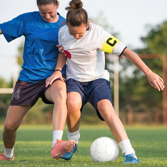 QIFULL Adjustable Yellow Captain Armband for Soccer Football Basketball Team Sport Players