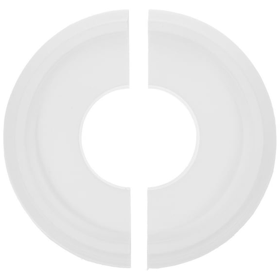 QIFULL Easy to Clean White Ceiling Medallion for Home Light Fixture Decor and Ceiling Fan Covers