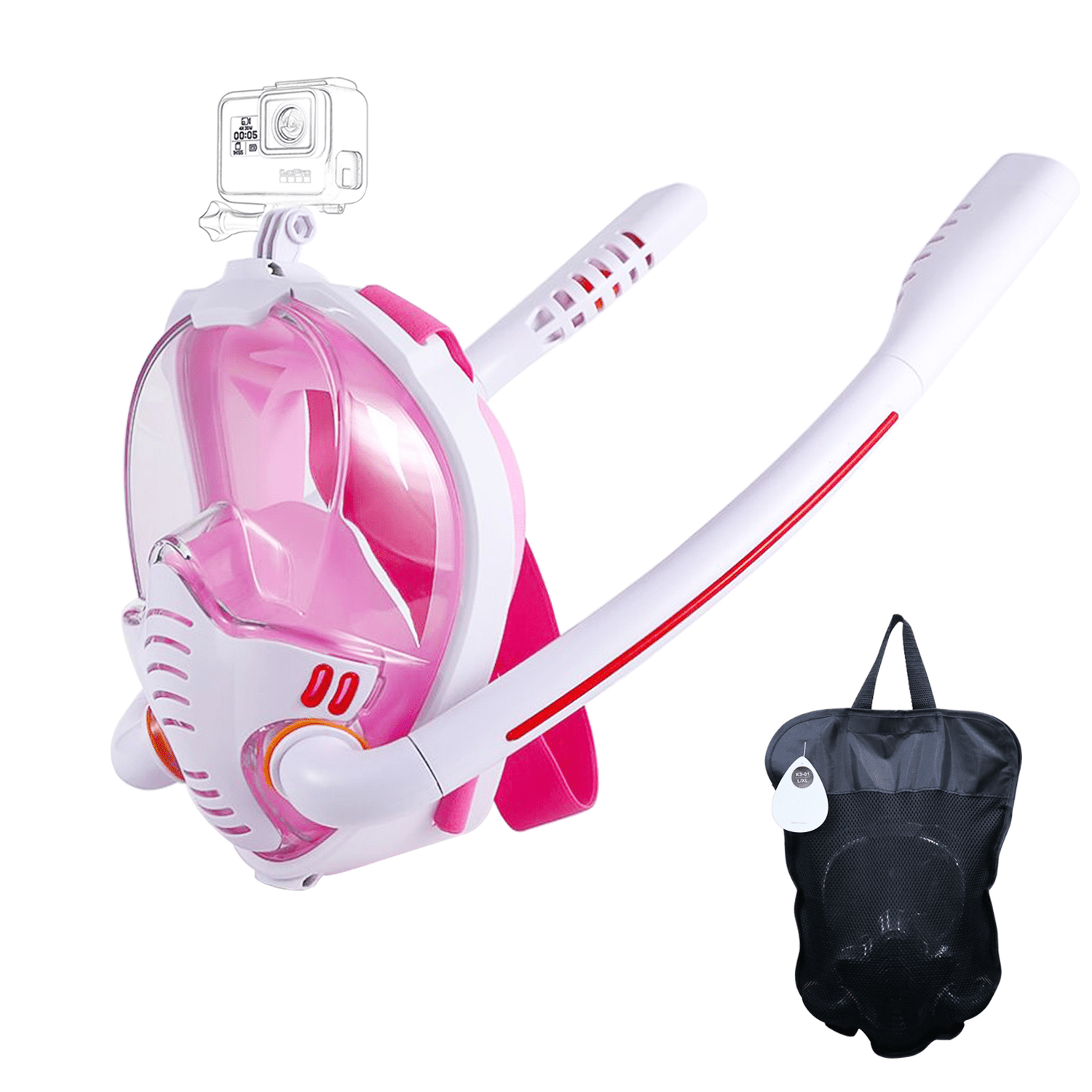 Kids Face Mask Snorkel Mask Full Face180 Degree Panoramic View ...