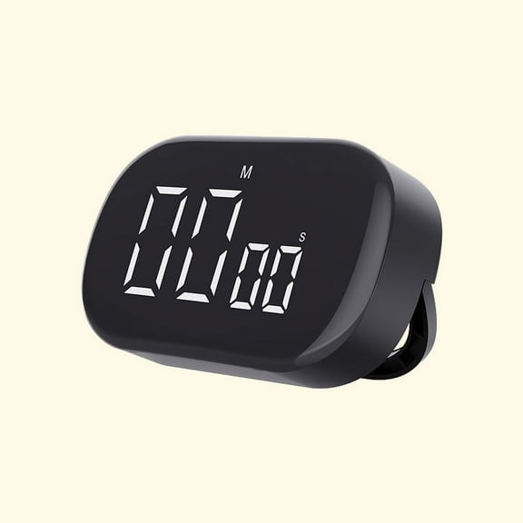QIGEEKU Digital Magnetic Timer with Large LED Screen, Volume-Adjustable Countdown Timer for Work, Study, Tasks, and Kitchen Cooking