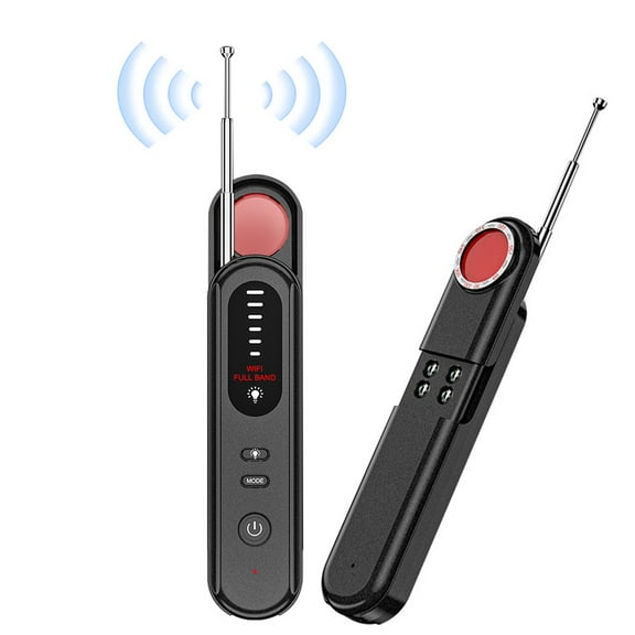 QIGEEKU Hidden Camera Detector, Portable Bug Detector with Anti-Spy Eavesdropping Tracking, Infrared Scanning, and GPS Detector for Car, Home, Hotel, Travel, and Office.