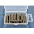 QIHE-25 pc T6 Torx Star Head Screwdriver Bit Set, S2 Steel 6 Point T-6 ...