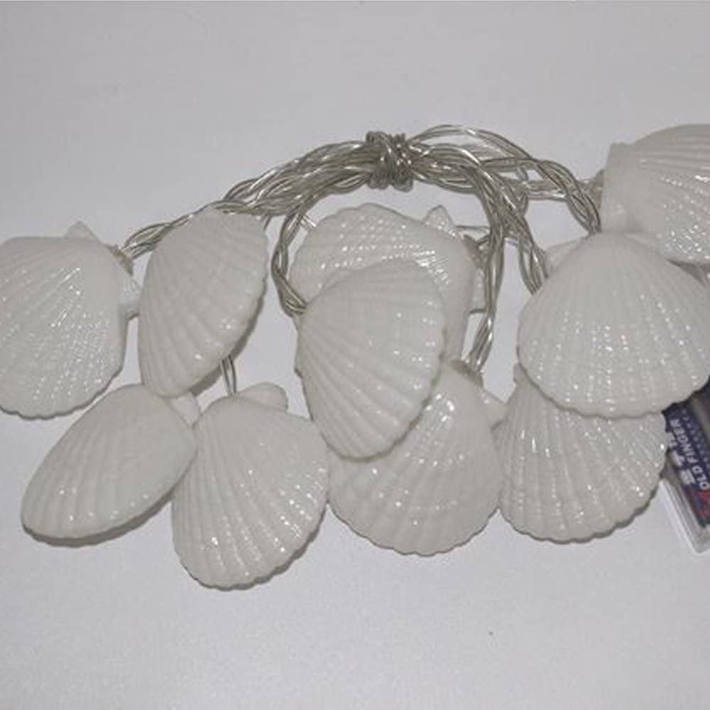 QIHE-Shell String Lights, 5 ft Shell Shapped Light with 10 LEDs ...