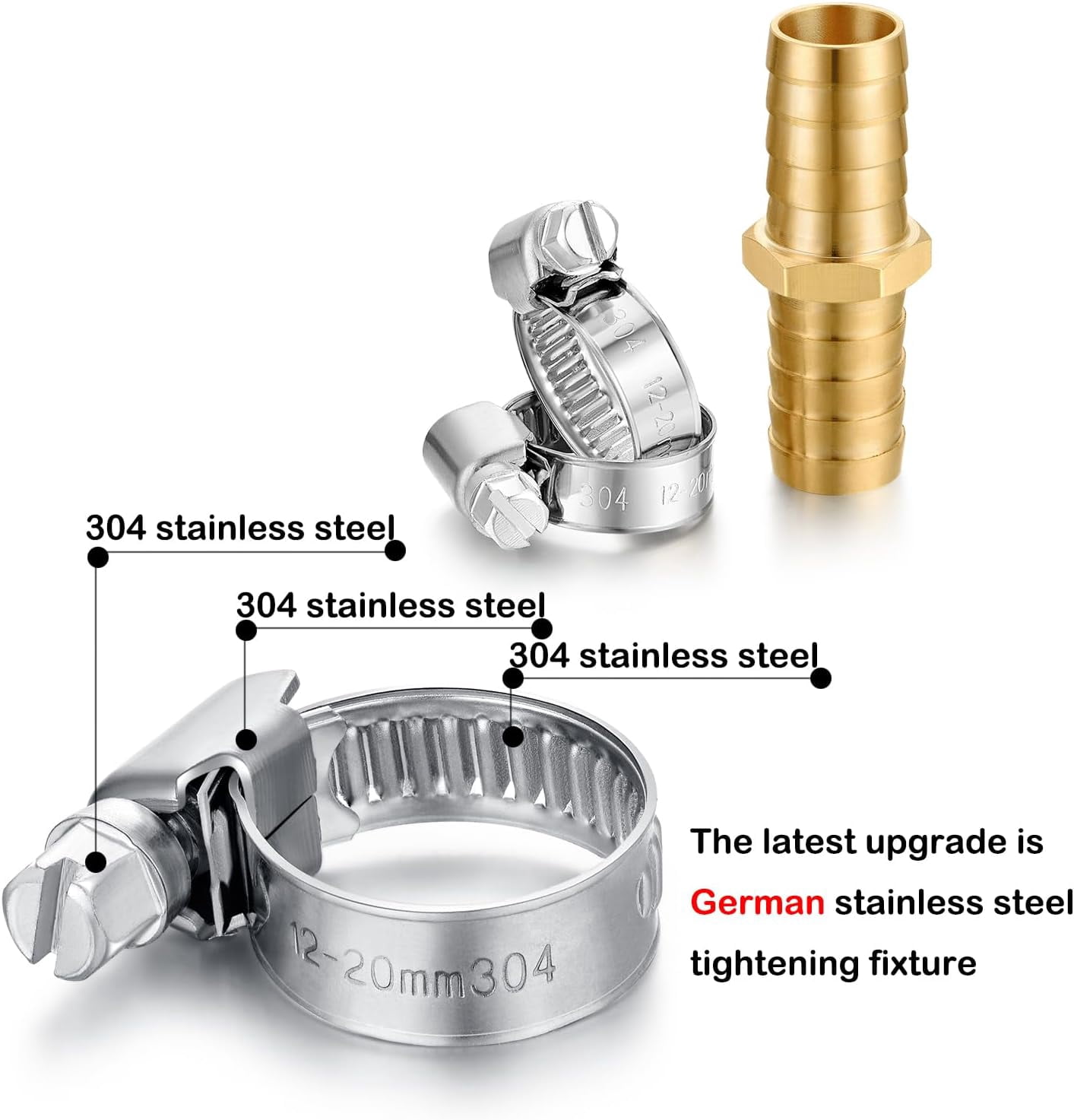 TIG Gas (RH) Hose Fitting Repair Kit for 3/16 (4.8mm) ID Hose TIG Gas (RH) Hose Fitting Repair Kit for 3/16 (4.8mm) ID Hose