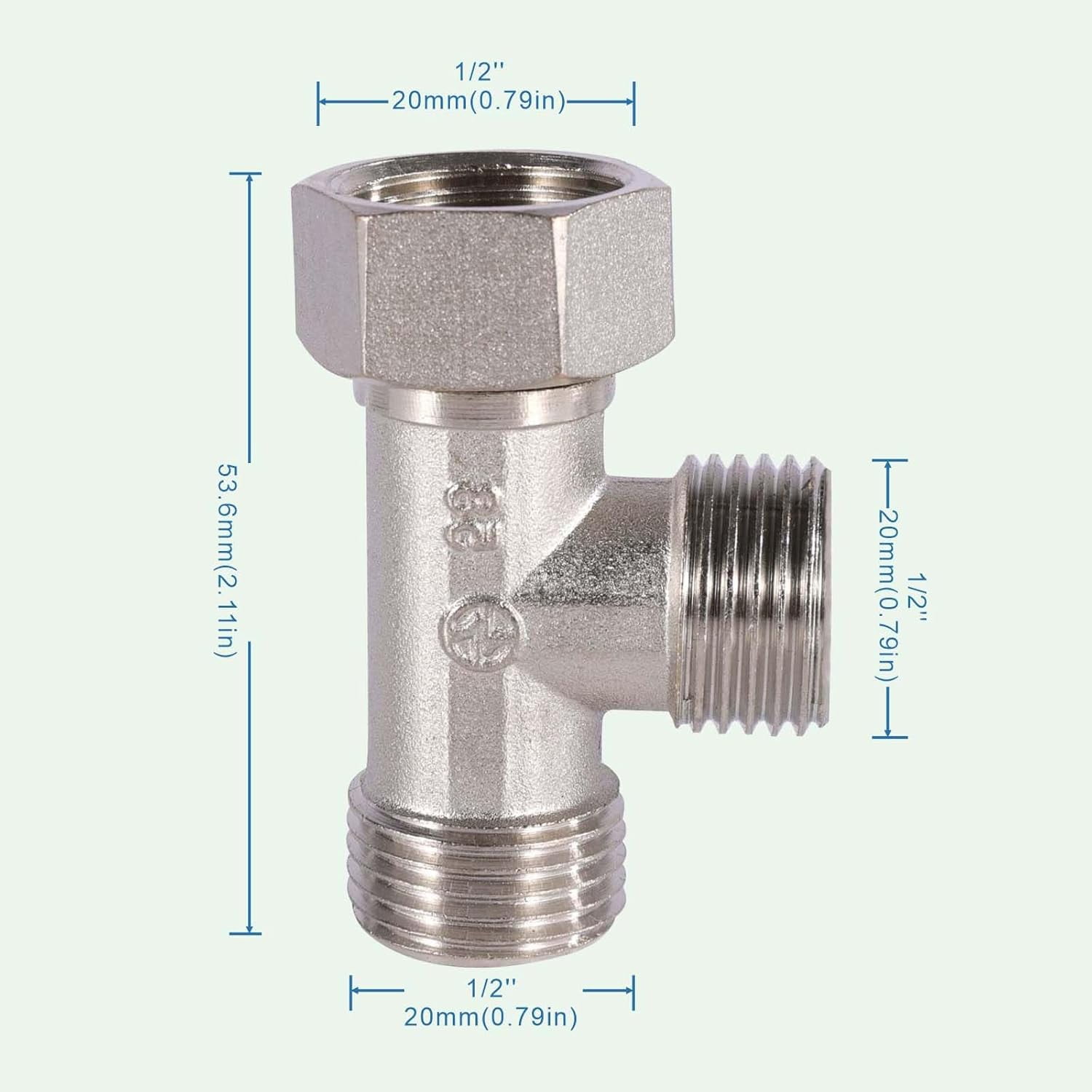 qihe-u2013-g1-2-bsp-tee-fitting-3-way-chrome-plated-brass-connector